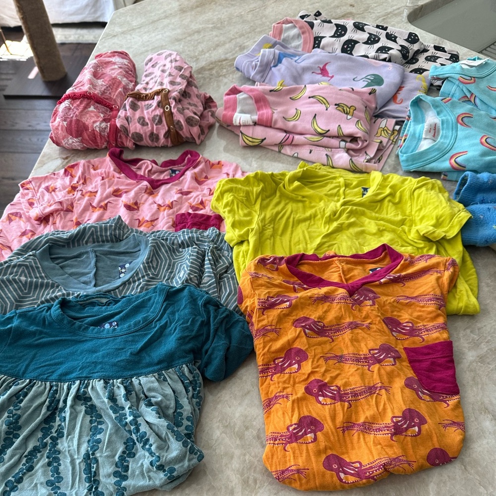 HUGE LOT- Kickee Pants and Hanna Anderrson Size 4T and 5T. Will NOT split!
